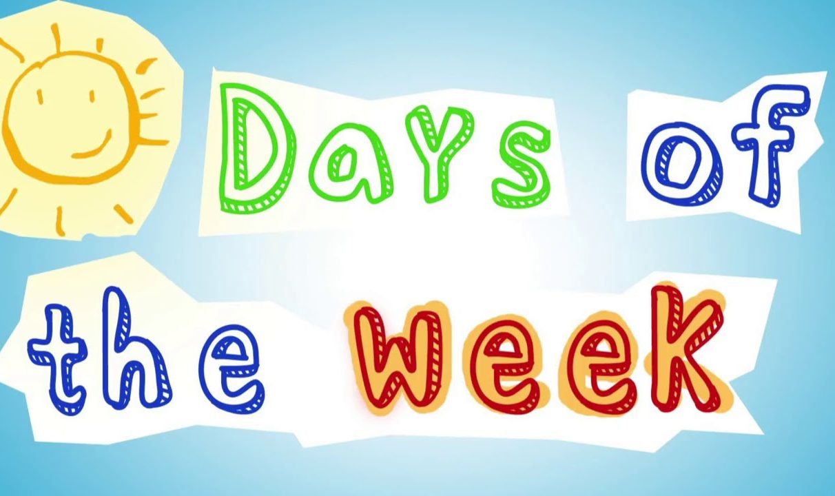 ايام الاسبوع بالانجليزي مترجم بالعربي