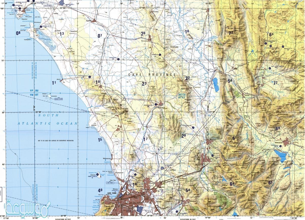 ما هي الخريطة الطبوغرافية