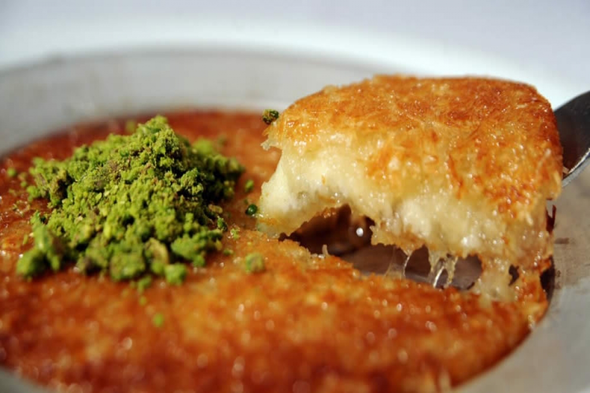 أسهل طريقة للكنافة بالقشطة