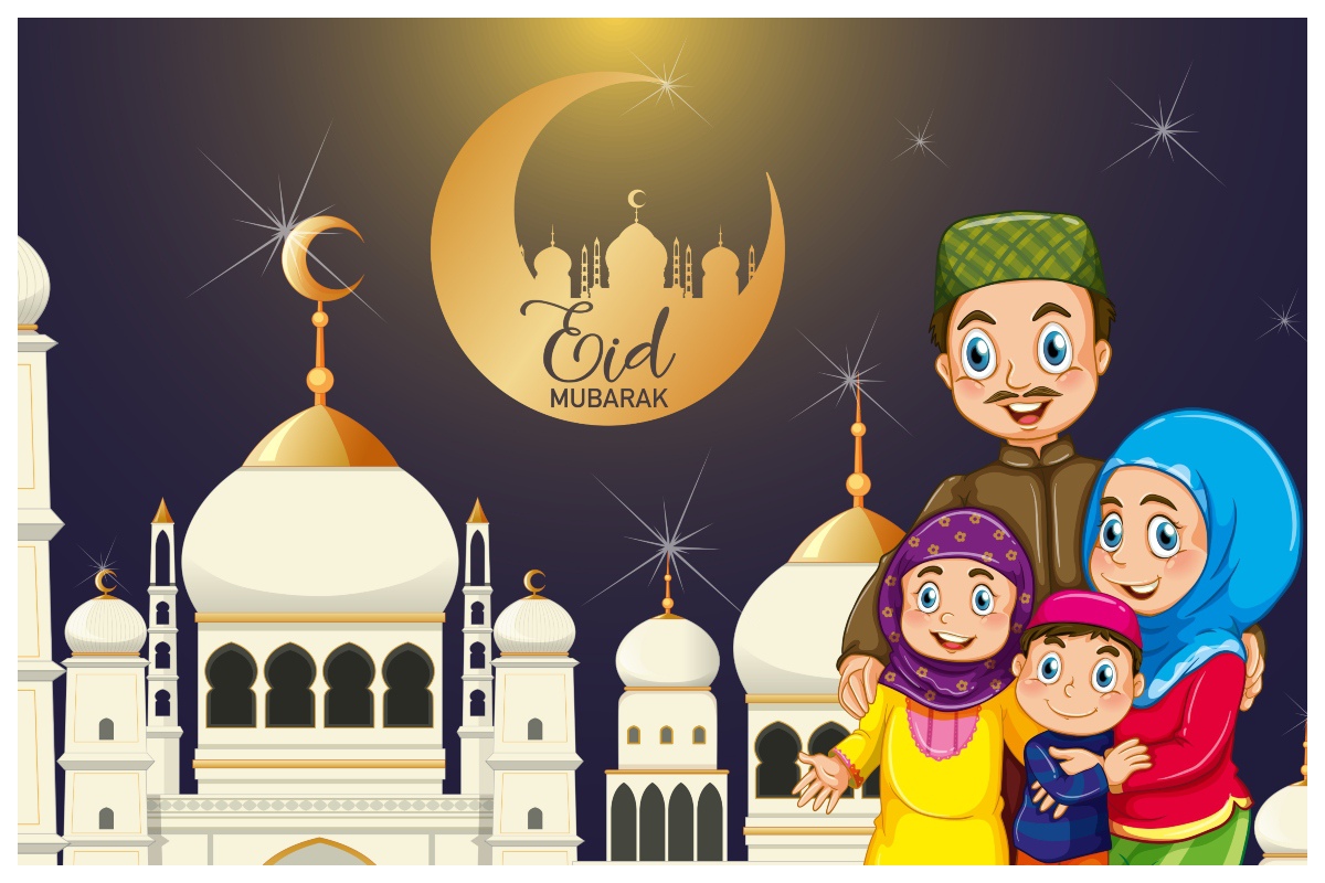 رسائل تهنئة عيد الفطر لزوجي جديدة ومميزة 2024
