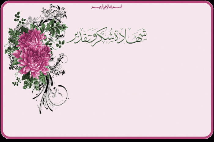 شهادات شكر منصة مدرستي للمعلمات شهادات شكر منصة مدرستي للمعلمات