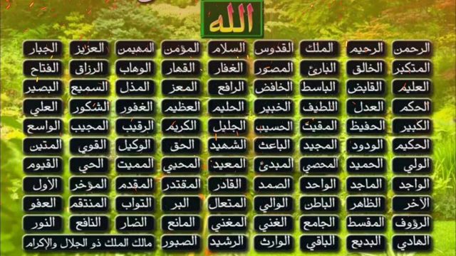 أسماء الله الحسنى للرزق السريع