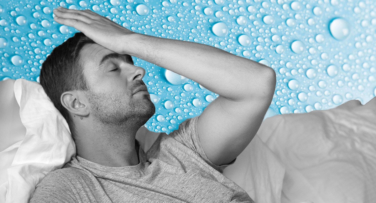 أسباب التعرق أثناء النوم للرجال