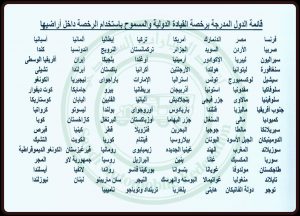 استخراج رخصة قيادة دولية اون لاين