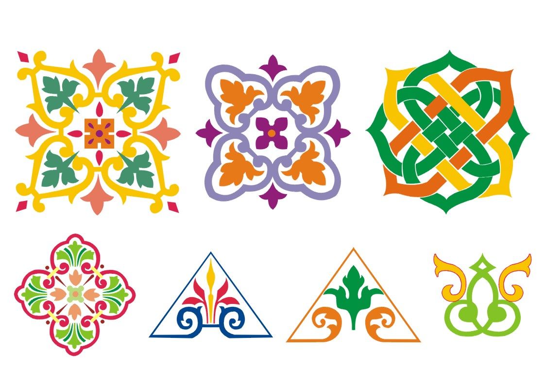 المدرسه الفارسيه تتميز بالالوان