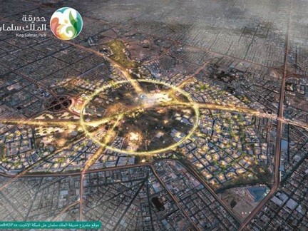 كم مساحة حديقة الملك سلمان كم مساحة حديقة الملك سلمان