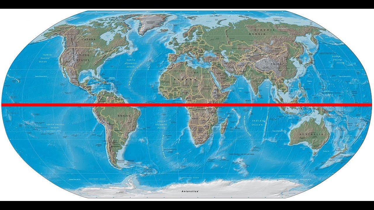 تدور الارض حول خط وهمي يسمى