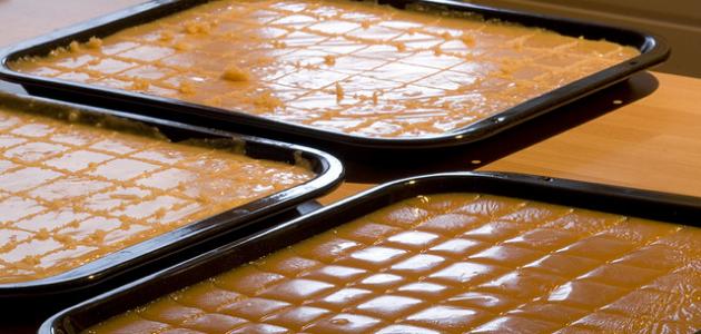 حلى التوفي بالحليب المحموس والسميد حلى التوفي بالحليب المحموس والسميد