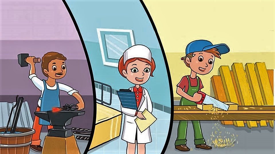 من أمثلة المهن الإنتاجية التعليم والصحة