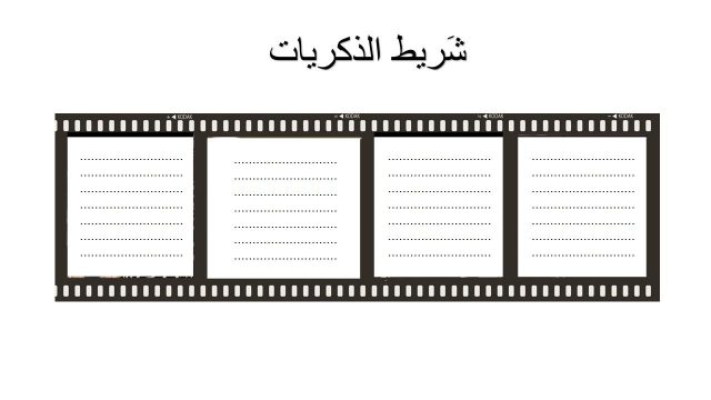 استراتيجية شريط الذكريات جاهزة للطباعة