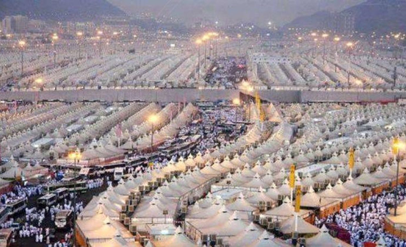 خريطة مخيمات منى الجديدة