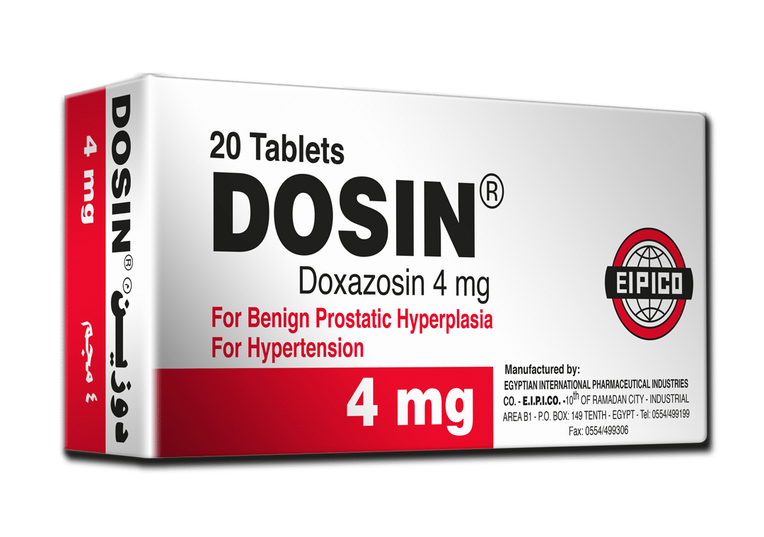 دواعي استعمال حبوب Dosin لعلاج ارتفاع ضغط الدم