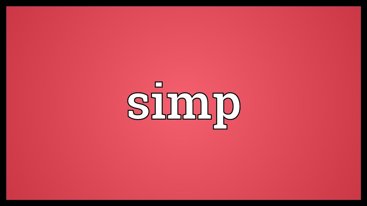 وش معنى سيمب simp