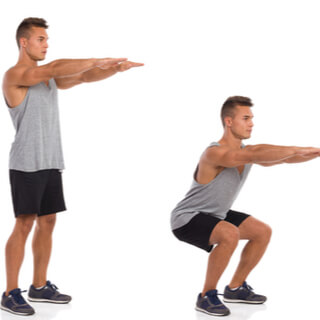 تمرين سكوات Squats للتسمين